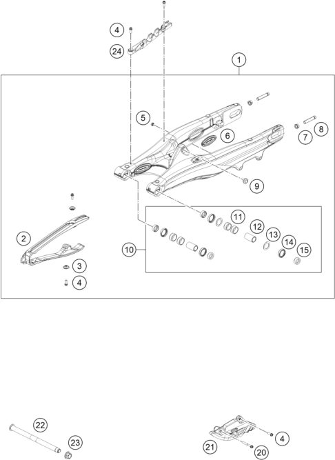 Náhled schématu SWING ARM