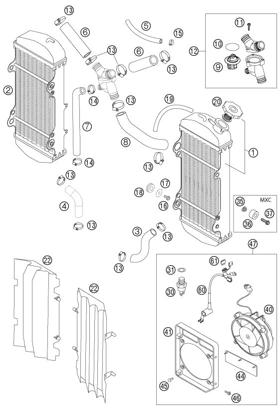 Náhled schématu COOLING SYSTEM