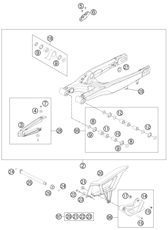 Náhled schématu SWING ARM