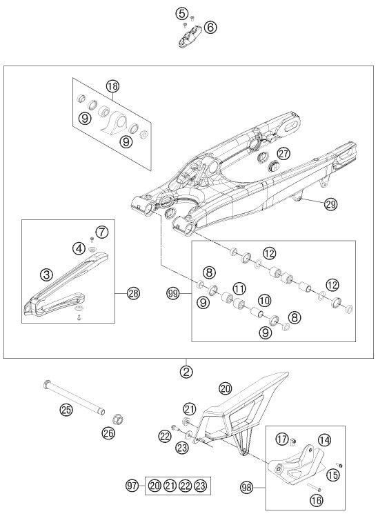 Náhled schématu SWING ARM