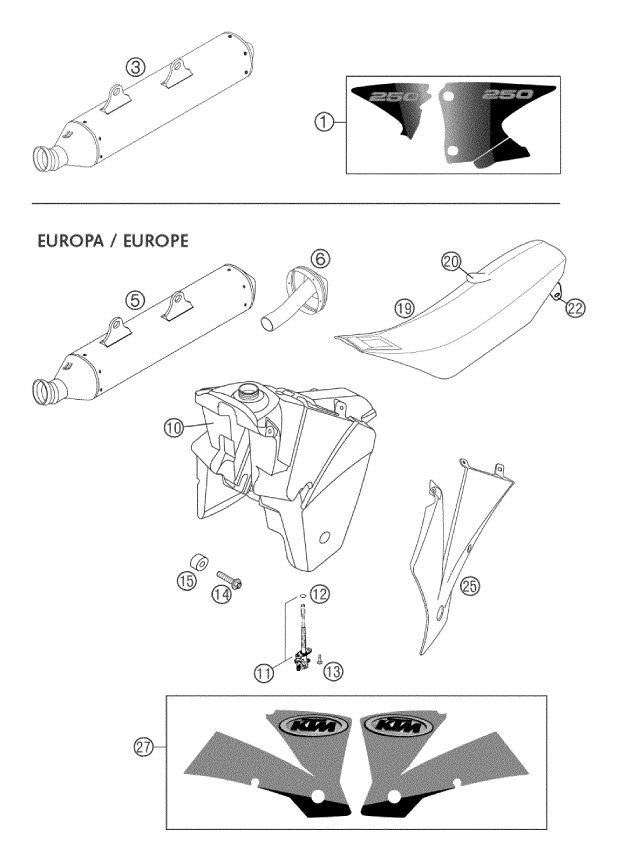 Náhled schématu NEW PARTS