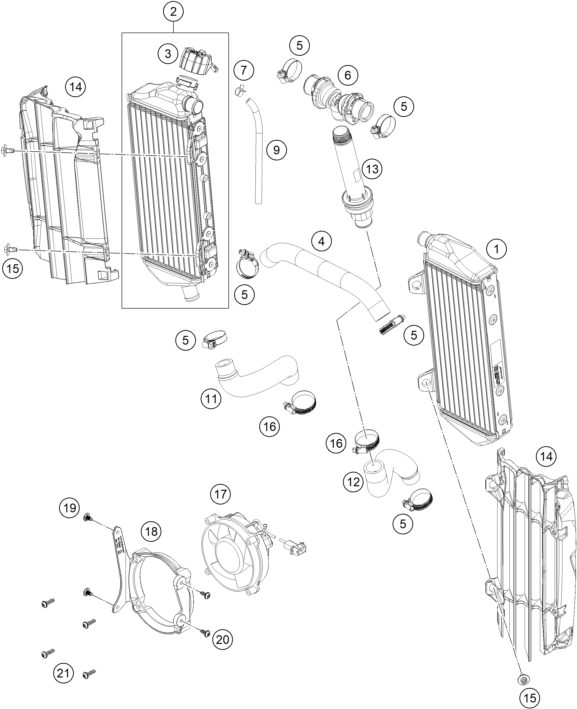 Náhled schématu COOLING SYSTEM