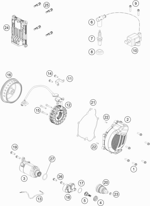 Náhled schématu IGNITION SYSTEM