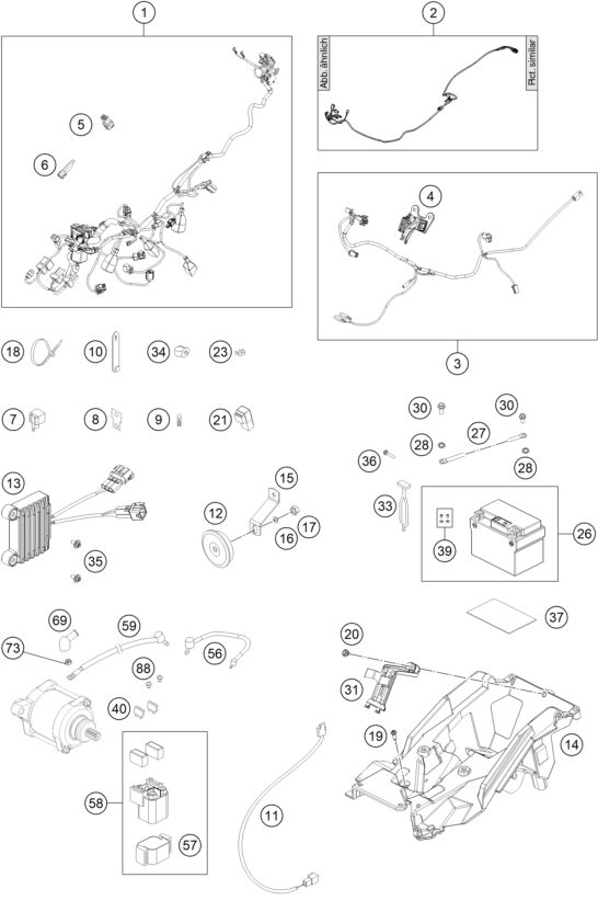 Náhled schématu WIRING HARNESS