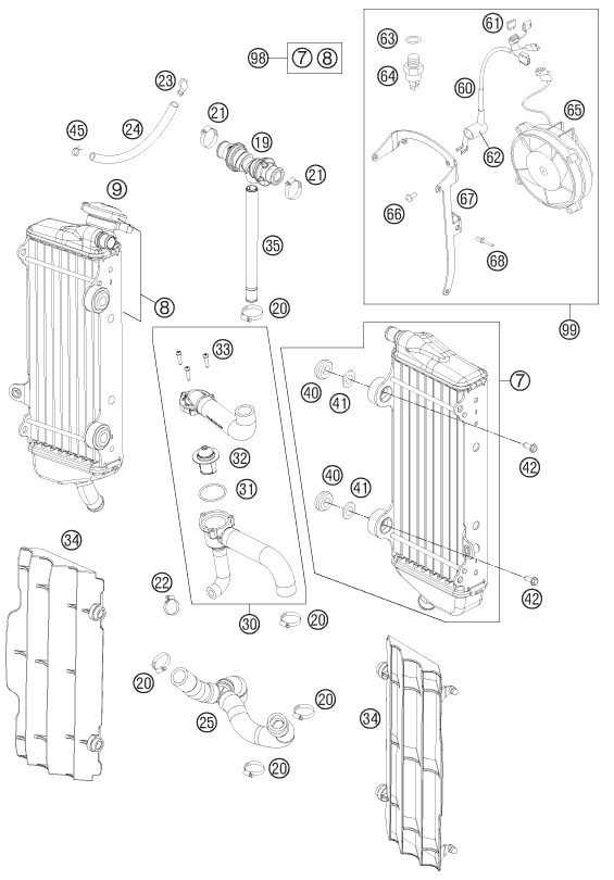 Náhled schématu COOLING SYSTEM