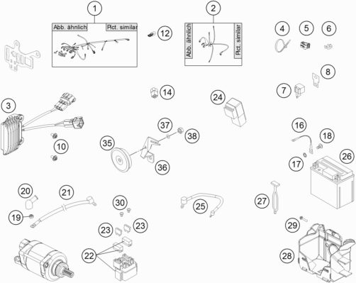 Náhled schématu WIRING HARNESS
