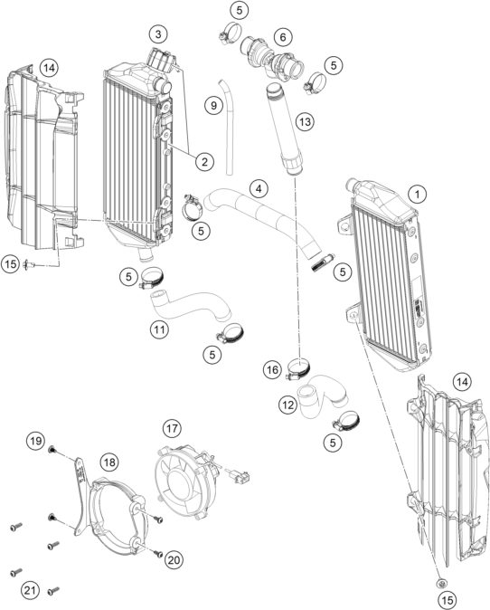 Náhled schématu COOLING SYSTEM