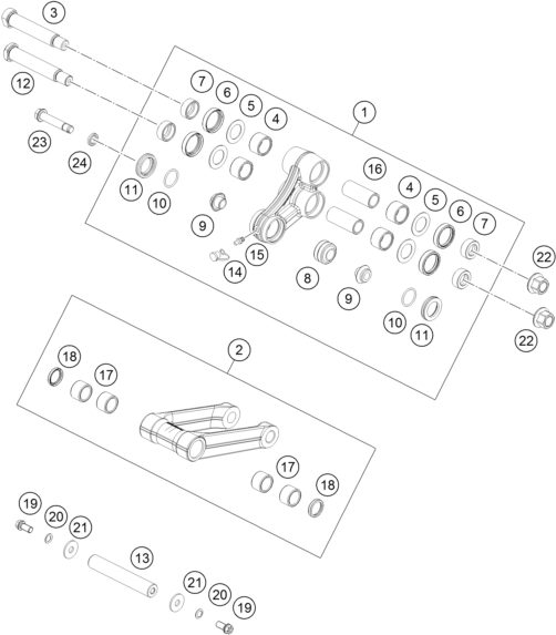 Náhled schématu PRO LEVER LINKING