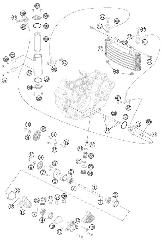 Náhled schématu LUBRICATING SYSTEM