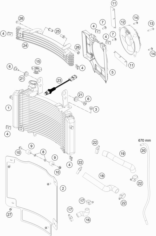 Náhled schématu COOLING SYSTEM