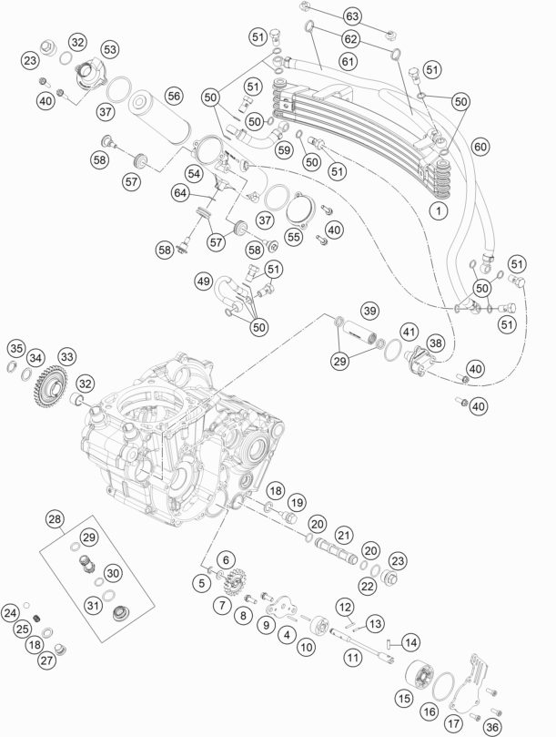 Náhled schématu LUBRICATING SYSTEM