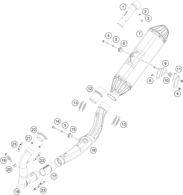 Náhled schématu EXHAUST SYSTEM
