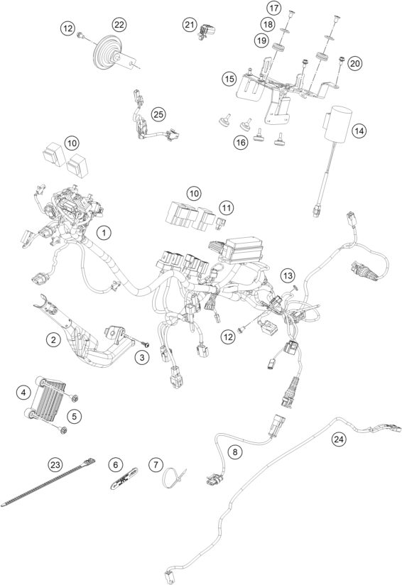 Náhled schématu WIRING HARNESS