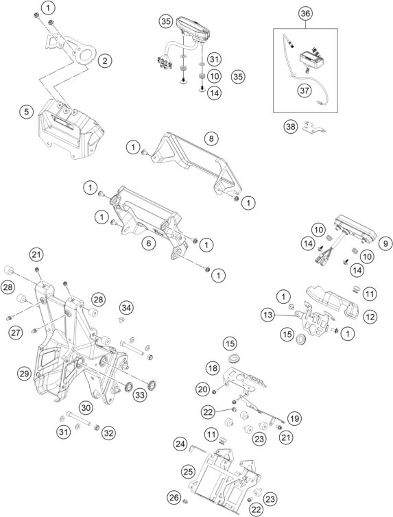 Náhled schématu INSTRUMENTS / LOCK SYSTEM