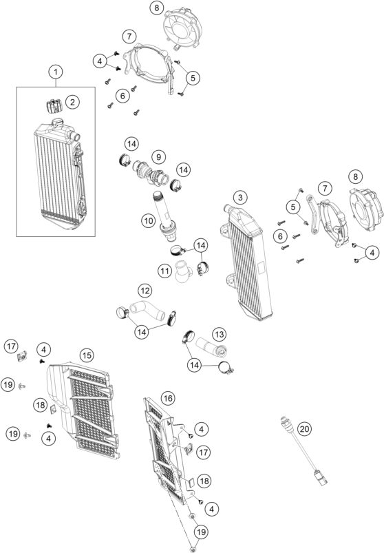 Náhled schématu COOLING SYSTEM
