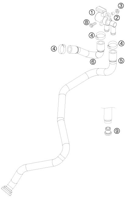 Náhled schématu SECONDARY AIR SYSTEM SAS