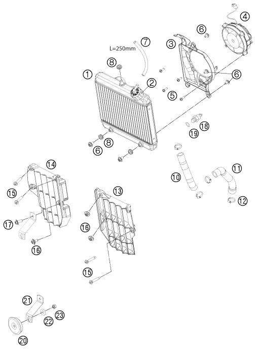 Náhled schématu COOLING SYSTEM