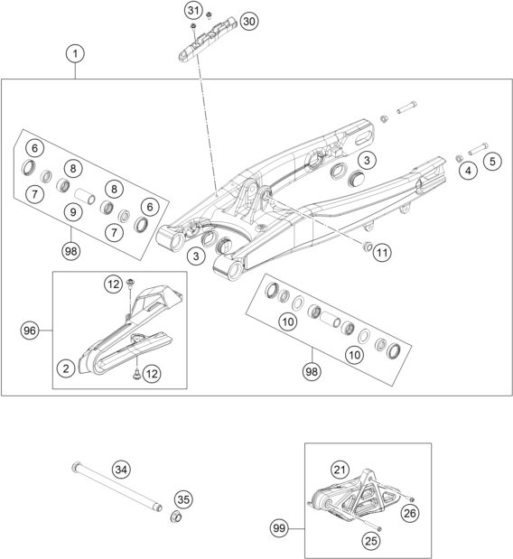Náhled schématu SWING ARM