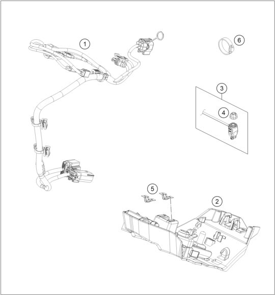 Náhled schématu WIRING HARNESS