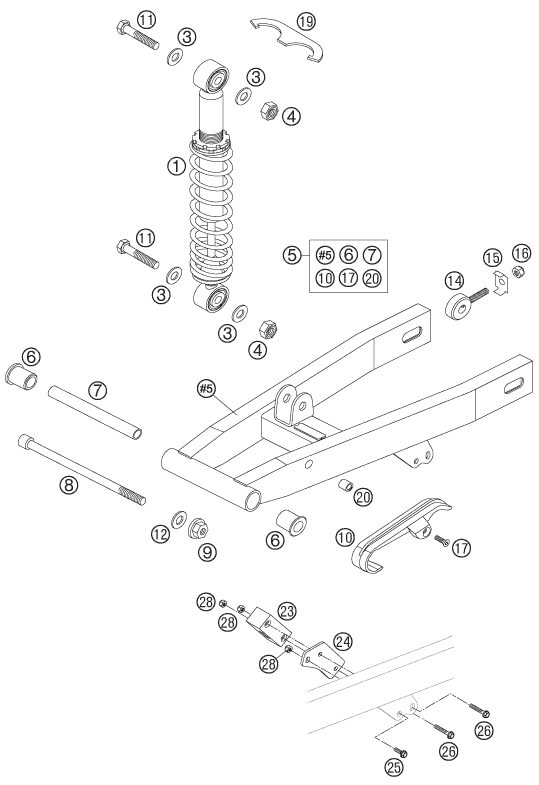 Náhled schématu SWING ARM