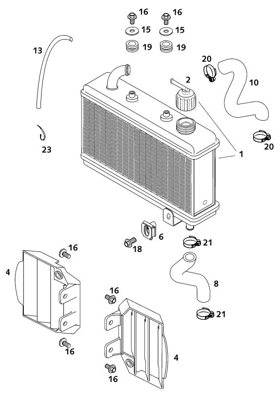 Náhled schématu COOLING SYSTEM