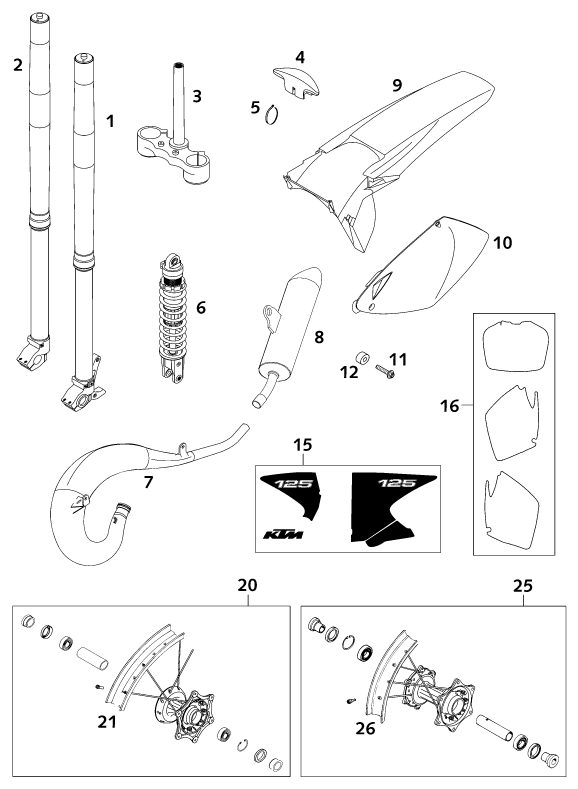 Náhled schématu NEW PARTS