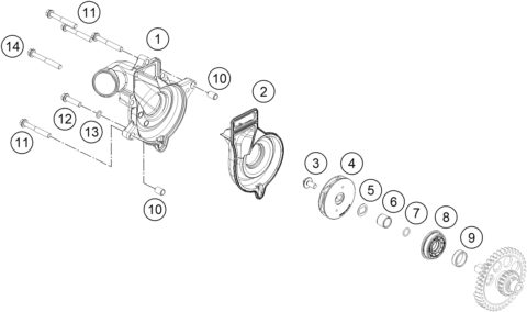 Náhled schématu WATER PUMP