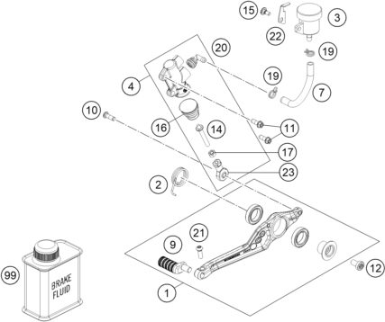 Náhled schématu REAR BRAKE CONTROL