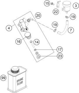 Náhled schématu REAR BRAKE CONTROL