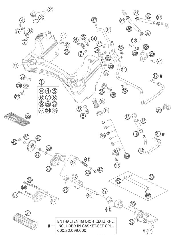 Náhled schématu LUBRICATING SYSTEM