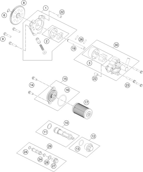 Náhled schématu LUBRICATING SYSTEM