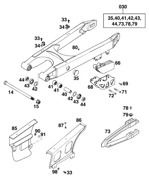 Náhled schématu SWING ARM