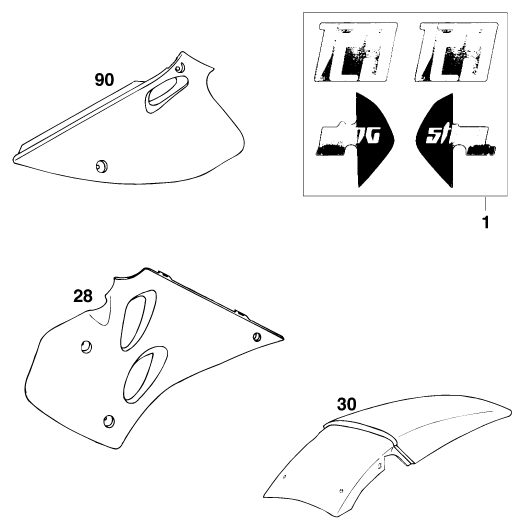 Náhled schématu NEW PARTS
