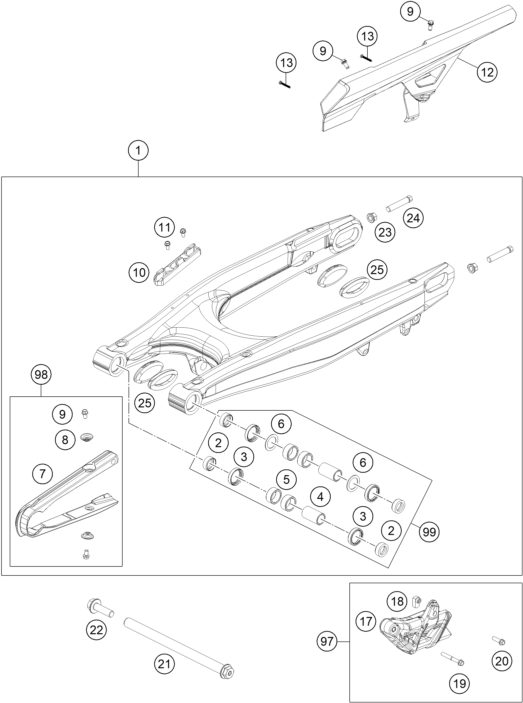 Náhled schématu SWING ARM
