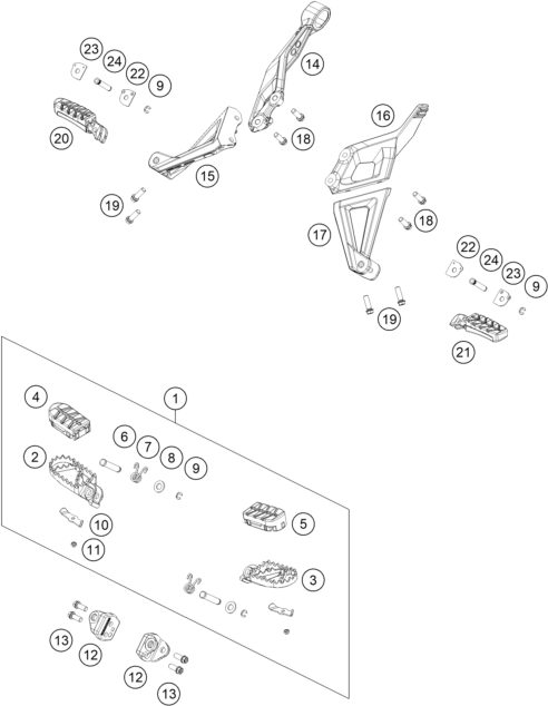 Náhled schématu FOOTPEGS