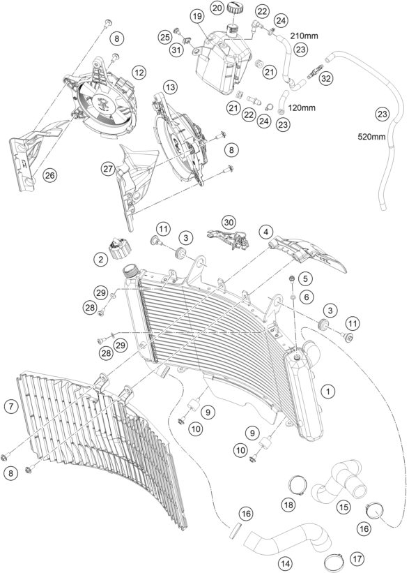 Náhled schématu COOLING SYSTEM