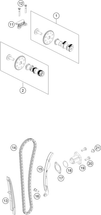Náhled schématu TIMING DRIVE