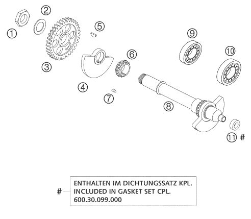Náhled schématu BALANCER SHAFT