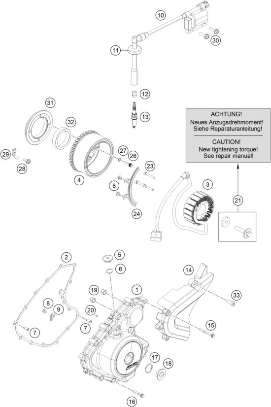 Náhled schématu IGNITION SYSTEM