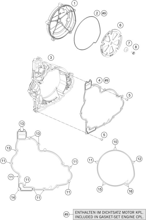 Náhled schématu CLUTCH COVER
