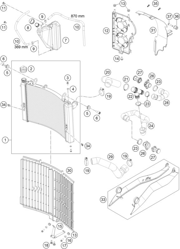 Náhled schématu COOLING SYSTEM