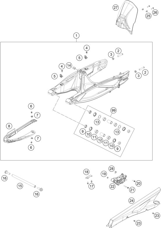 Náhled schématu SWING ARM