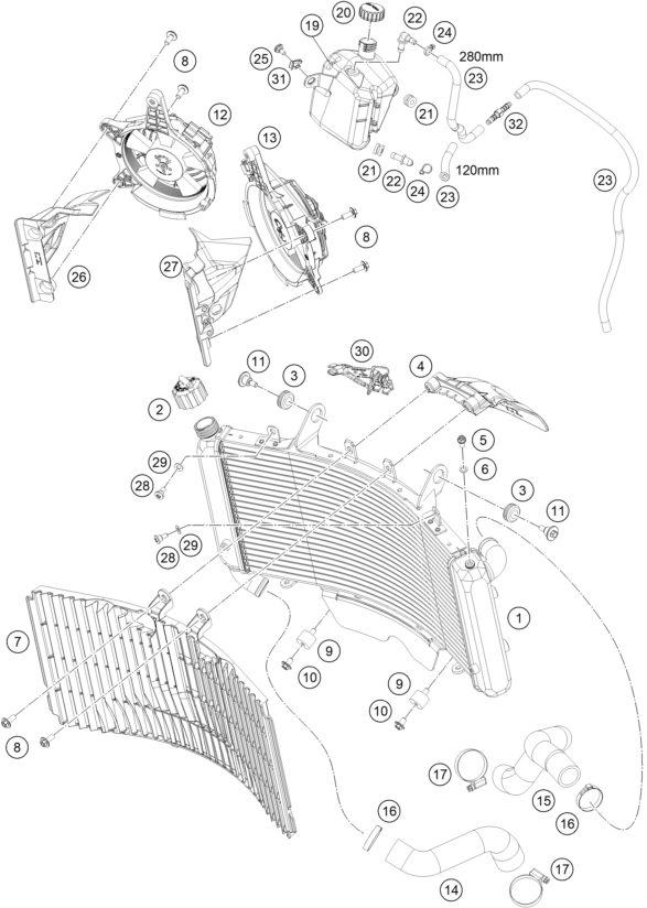 Náhled schématu COOLING SYSTEM