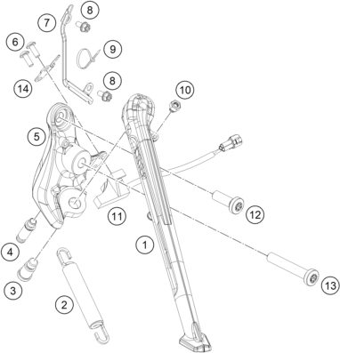 Náhled schématu SIDE / CENTER STAND