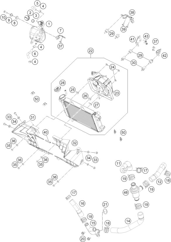 Náhled schématu COOLING SYSTEM