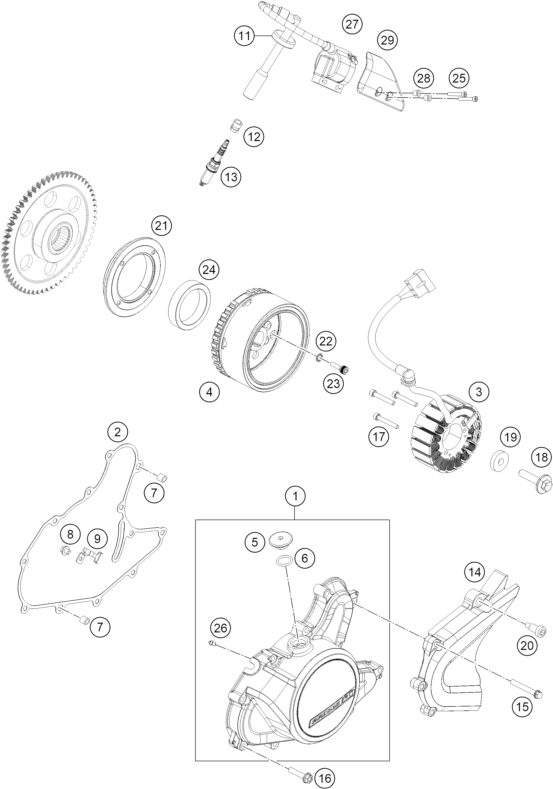 Náhled schématu IGNITION SYSTEM