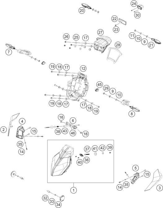 Náhled schématu LIGHTING SYSTEM