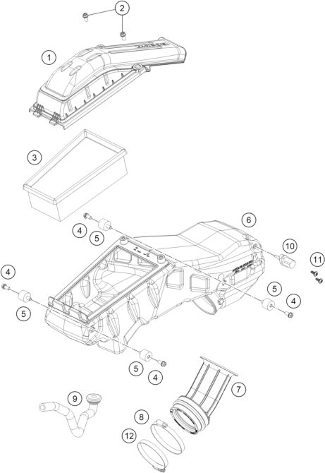 Náhled schématu AIR FILTER