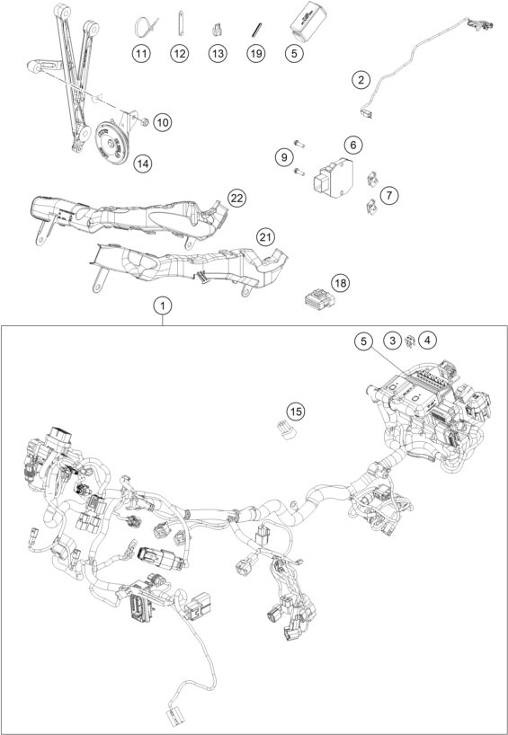 Náhled schématu WIRING HARNESS