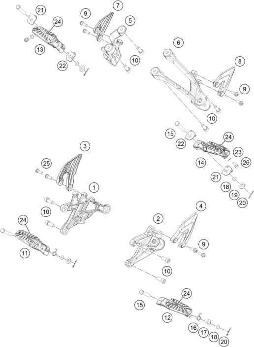 Náhled schématu FOOTPEGS